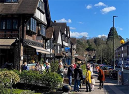 Oxted town centre in Surrey